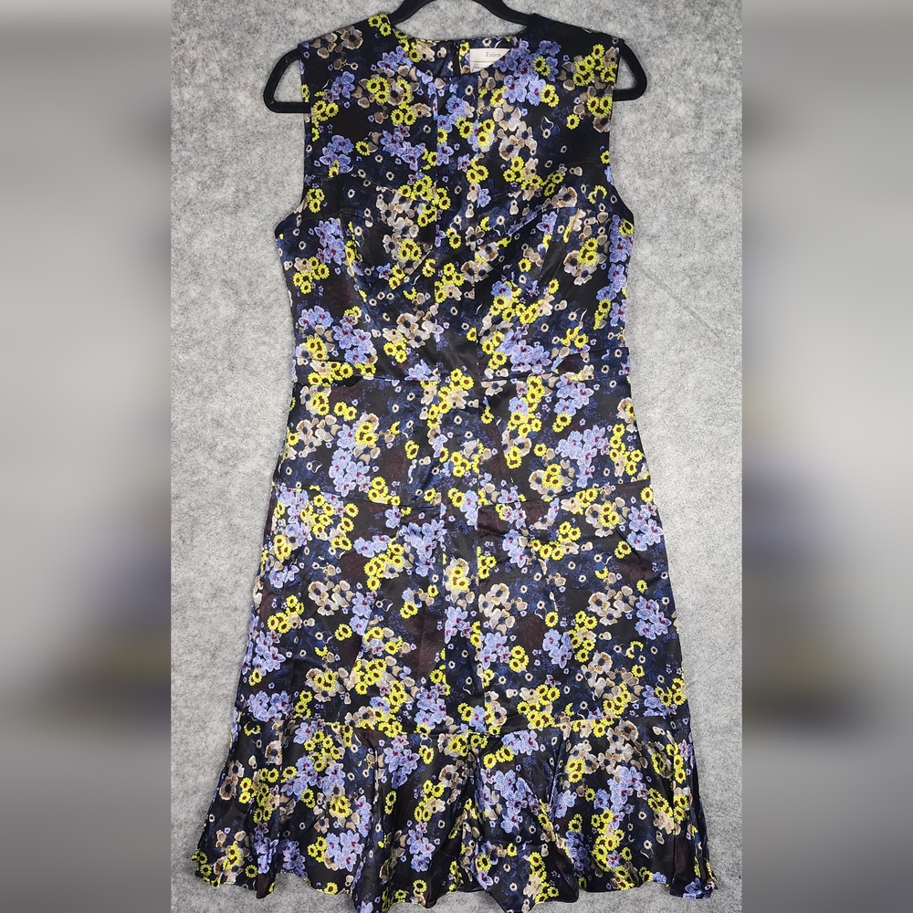 Erdem Lined Silk Floral Dress Size US 10